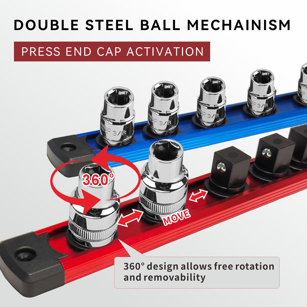 WEAREN magnetic base secures organizer to metal surfaces for space saving