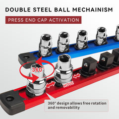 WEAREN magnetic base secures organizer to metal surfaces for space saving
