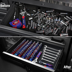 WEAREN compact design saves bench space while keeping sockets within reach