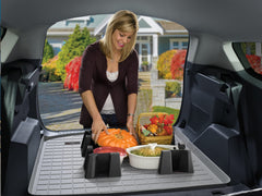 WeatherTech CargoTech set of four corner blocks keeps loads neat and stable.