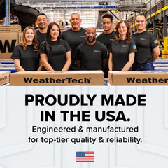 WeatherTech FloorLiner anti-slip texture enhances stability and carpet protection.