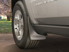 WeatherTech no-drill mudflap rear-F150 protects the rear panels from debris