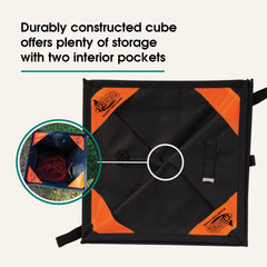 Weaver Arborist cube interior pockets holding extra gear.