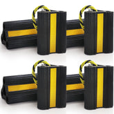 WECARLLE wheel chocks RV trailer front view for stable parking