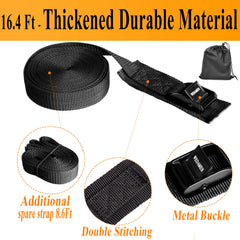 Wedamer bicycle cargo strap secures bikes on racks during transport.