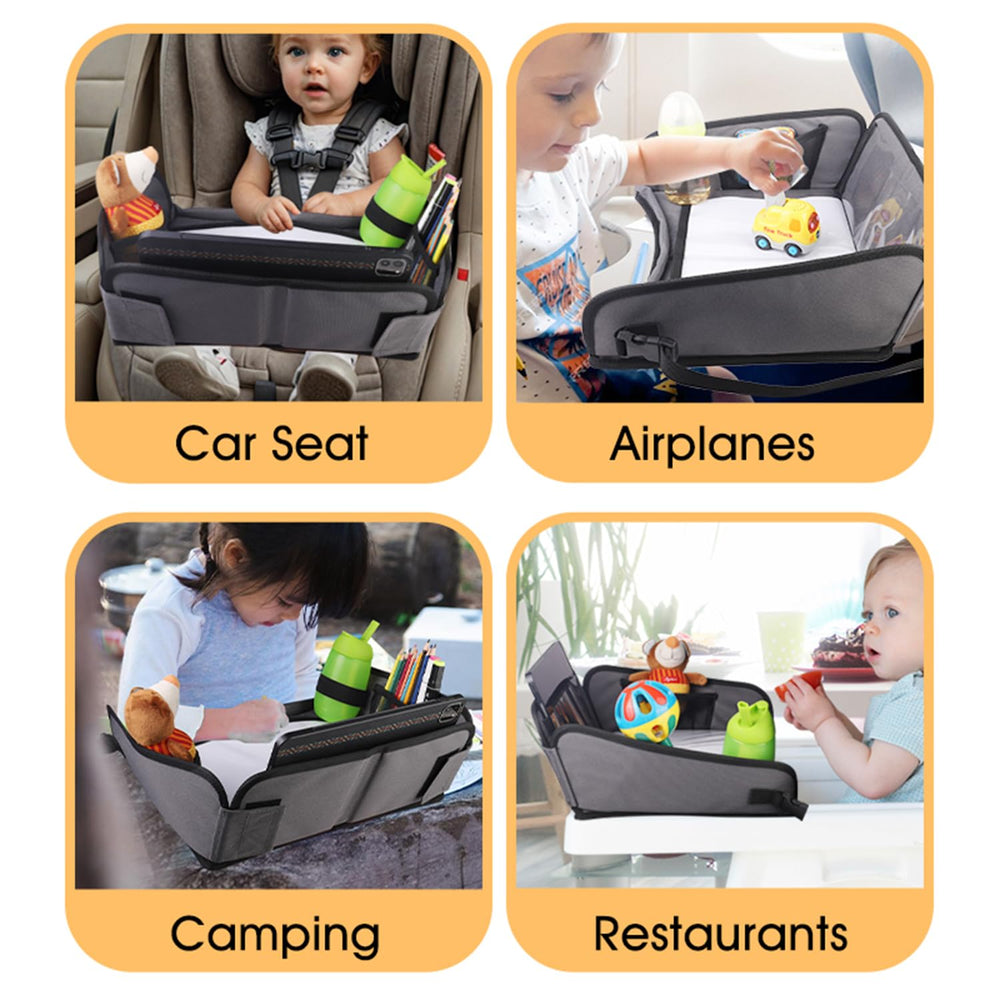 WedFeir wipeable panel travel tray cleans messes quickly