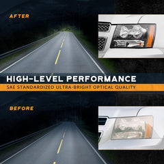 WEELMOTO headlight left for Tahoe SSV sharpens night vision on highways