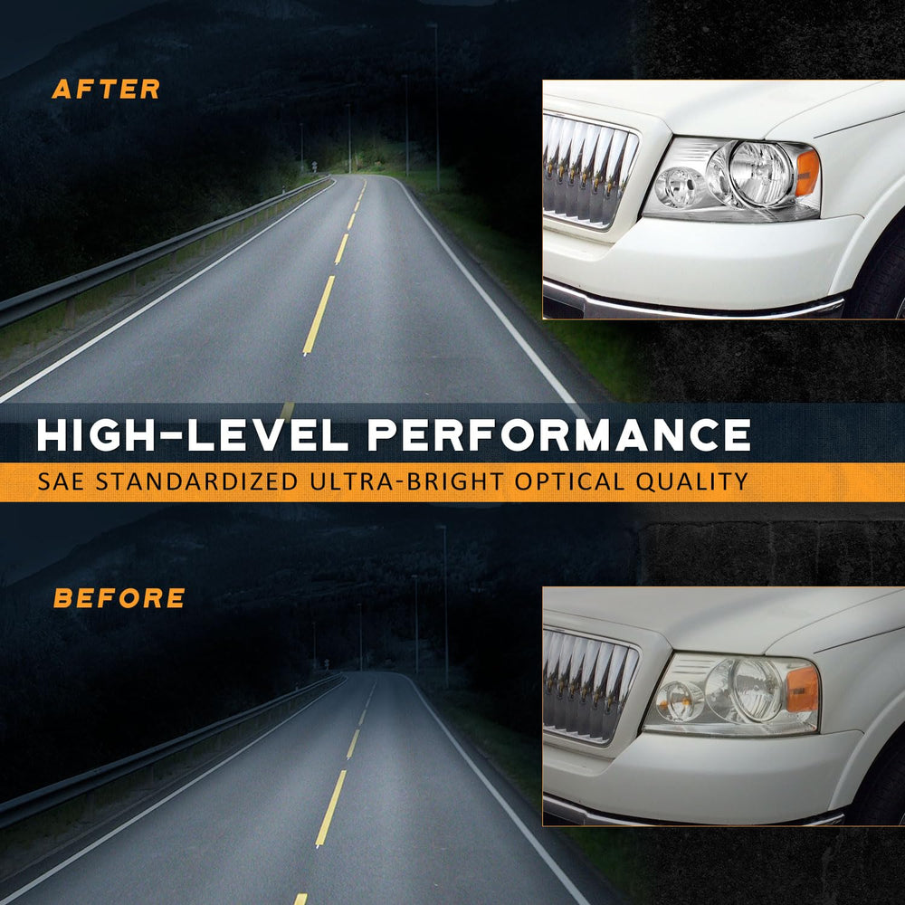 WEELMOTO headlight set ships without bulbs, ensuring compatibility with stock bulbs