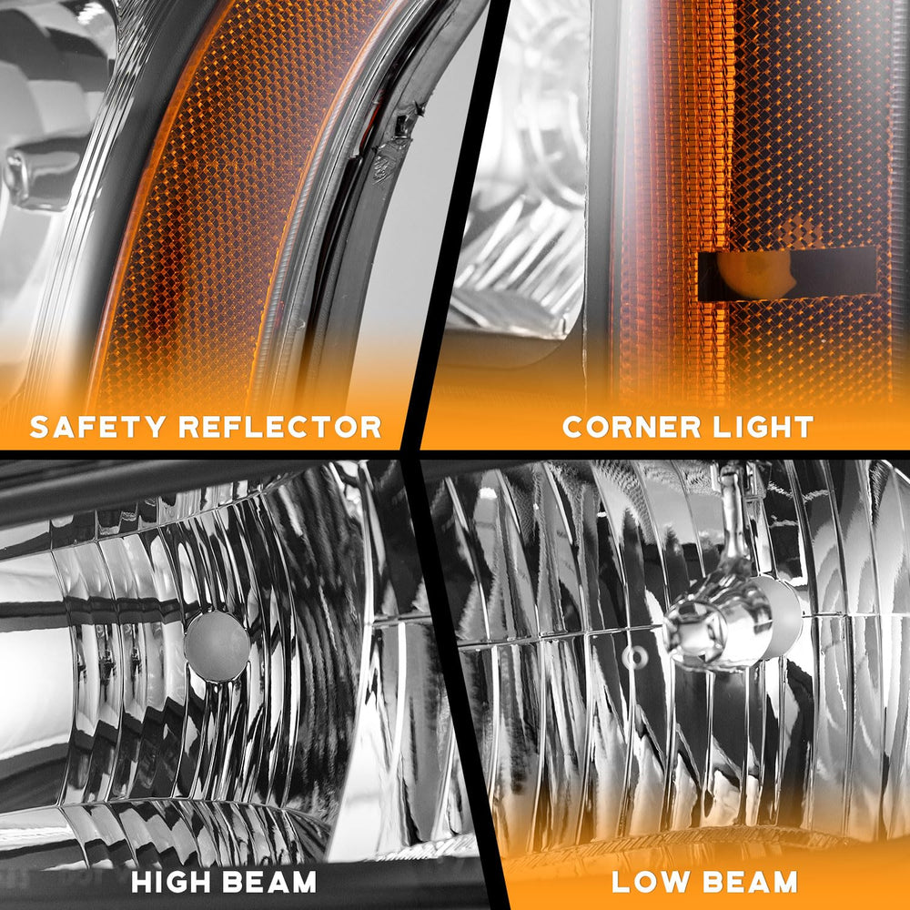 WEELMOTO Avalanche driver side headlight with matte black housing
