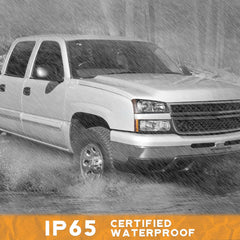 WEELMOTO Silverado amber reflector detail enhances roadside recognition