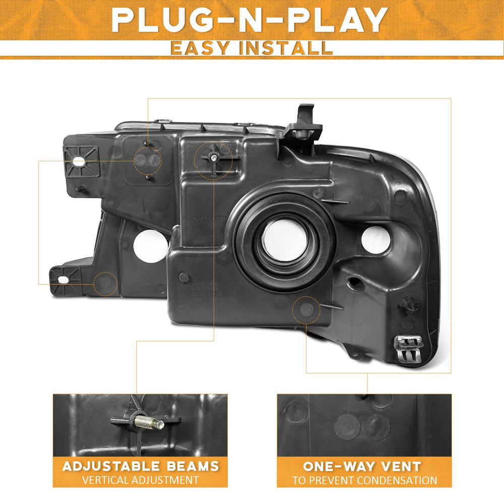 WEELMOTO headlights plug-and-play installation for faster, tool-free mounting