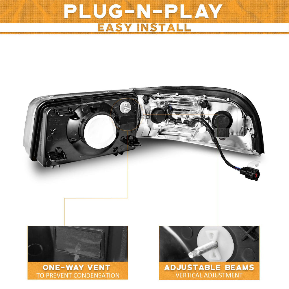 WEELMOTO headlight quality control test scene shows durability under harsh conditions.