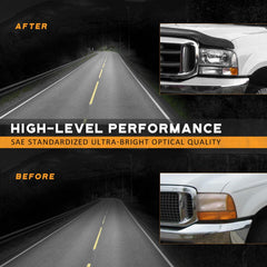 WEELMOTO SAE-compliant light pattern for improved nighttime visibility.