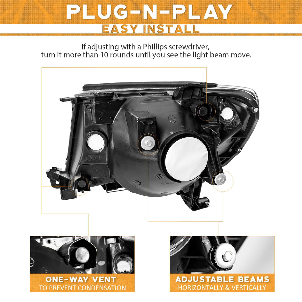 WEELMOTO headlight installation guide included for plug-and-play setup.