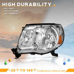 WEELMOTO headlight shows SAE-compliant light pattern for safer nighttime driving.