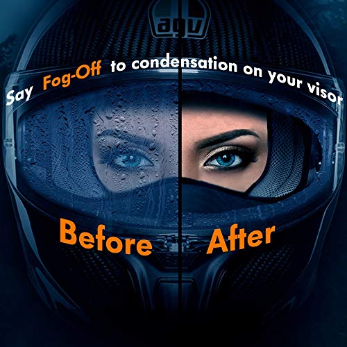WeePro anti-fog film back adhesive circle demonstrates easy, mess-free installation.