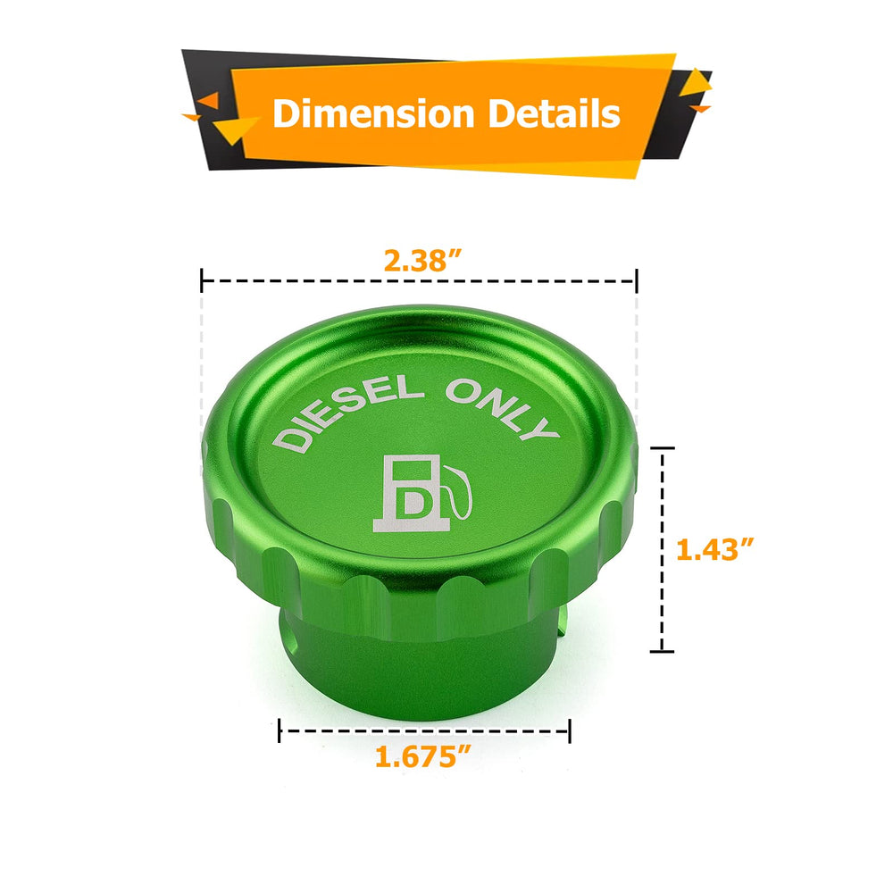 WeiSen diesel cap installation on a Dodge Ram 2019-2024 demonstrates easy replacement