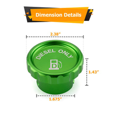 WeiSen diesel cap installation on a Dodge Ram 2019-2024 demonstrates easy replacement