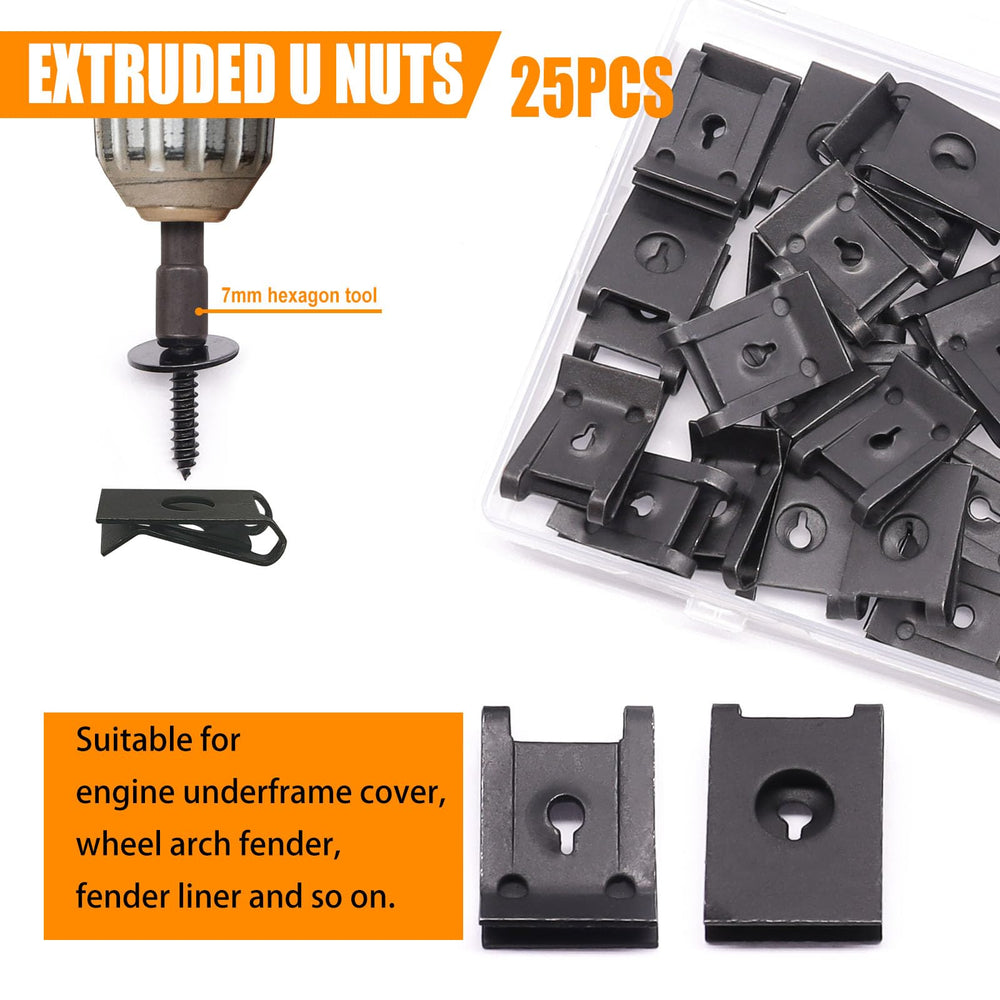 Weideer metal screws resist wear and corrosion for long-lasting body hardware.