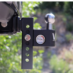 Weigh Safe Aero Hitch 2-516 adapter enables 2in to 2-5/16 inch conversion.