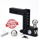 Weigh Safe Aero Hitch with a 6-inch drop for precise trailer alignment.