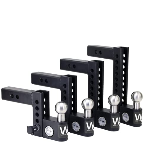 Weigh Safe Aero Hitch anti-theft locking design adds security when parked.