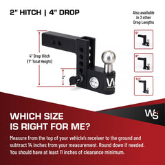 Weigh Safe Aero Hitch installed on a truck receiver for versatile towing