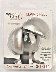 Weigh Safe converts 2 inch to 2-5-16 inch for flexible hitch setup