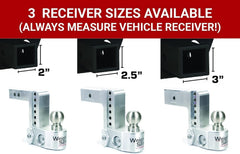 Weigh Safe four-lock set provides secure hitch protection with keyed-alike pins.