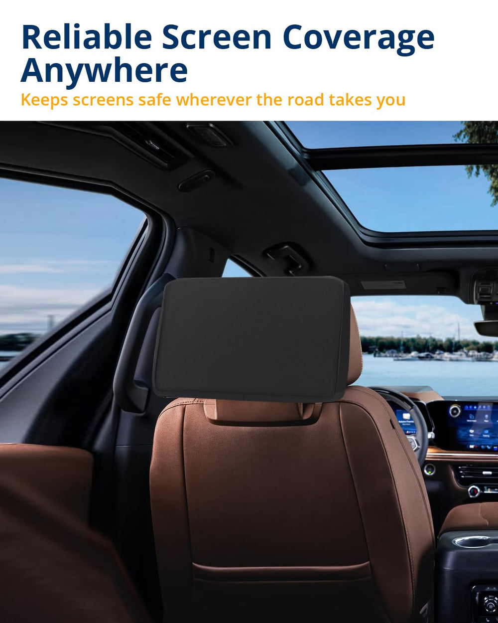 Two screens protected during travel with WEIGUZC covers.