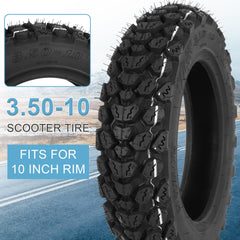 WEIYINGSI 3.50-10 tubeless tire designed for off-road use.