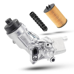Weileite engine oil cooler housing for Chevy Cruze ensures reliable cooling under heavy loads.