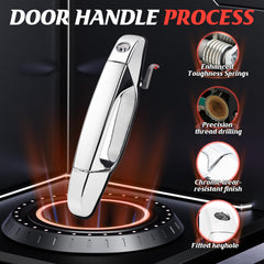 WEILEITE chrome door handle for Tahoe provides reliable operation and modern shine