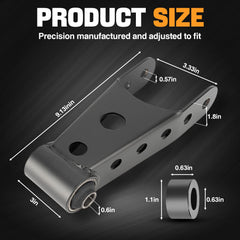 Weileite hardware and bolts included for secure fit.