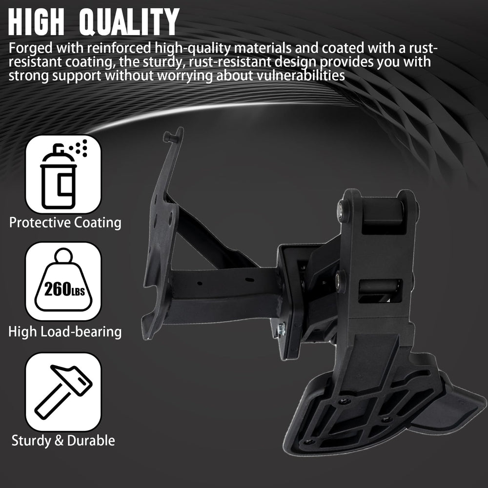 WEILEITE packaging includes heavy-duty rear step for quick setup