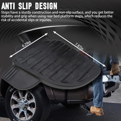 WEILEITE rear step closeup highlights wear-resistant surface