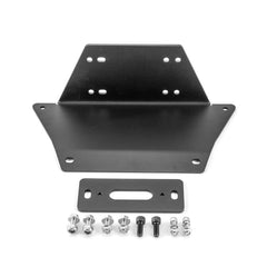 WeiSen winch mount bracket fairlead 4 1/4 inch pattern, clean alignment.