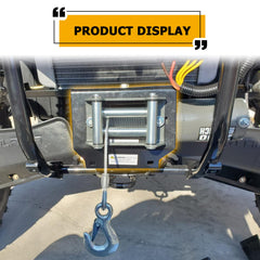 WeiSen winch mount with 2-hole pattern for flexible installation options
