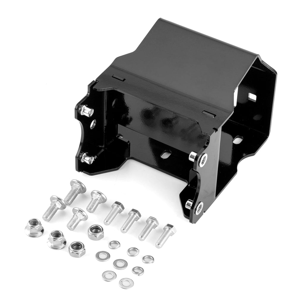 WeiSen winch mount bracket solid steel construction for durability