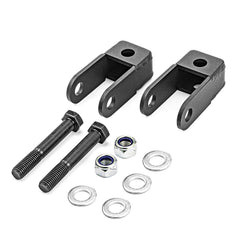 WeiSen adjustable front shock extension kit front view highlights sturdy build and leveling potential