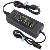 Weishuo AC-DC converter front view highlights compact design for mobile power.