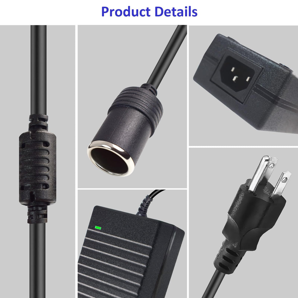 Weishuo 12V car cigarette lighter connector in use with devices.