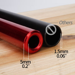 WEIYINGSI anodized matte finish keeps handlebars looking sleek and durable.