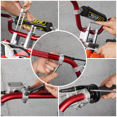 WEIYINGSI length markings help trim bars to desired width.