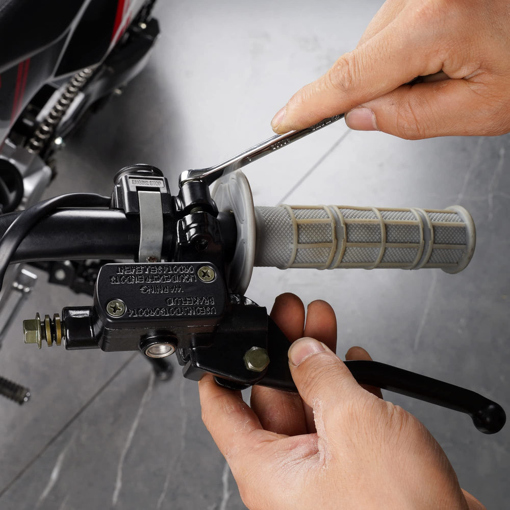 WEIYINGSI brake switch-installed lever shows ready-to-use hydraulic compatibility.