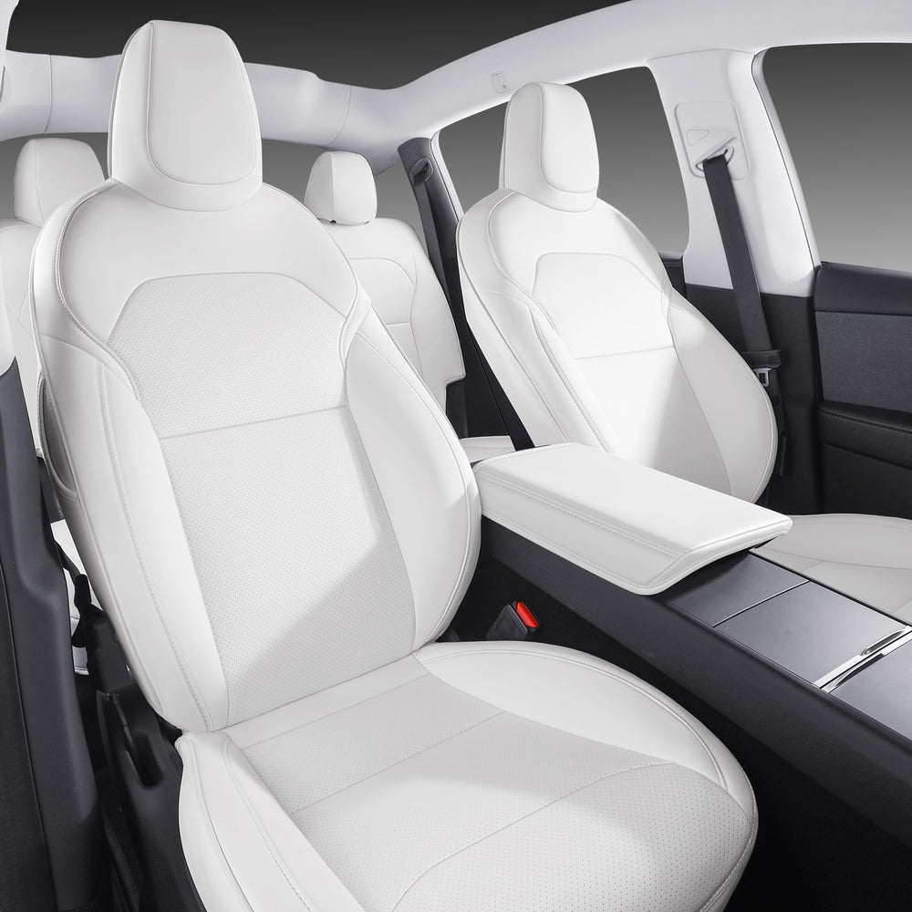 Wekar front seat cover for Model Y 2025-2026 protects upholstery and preserves resale value.