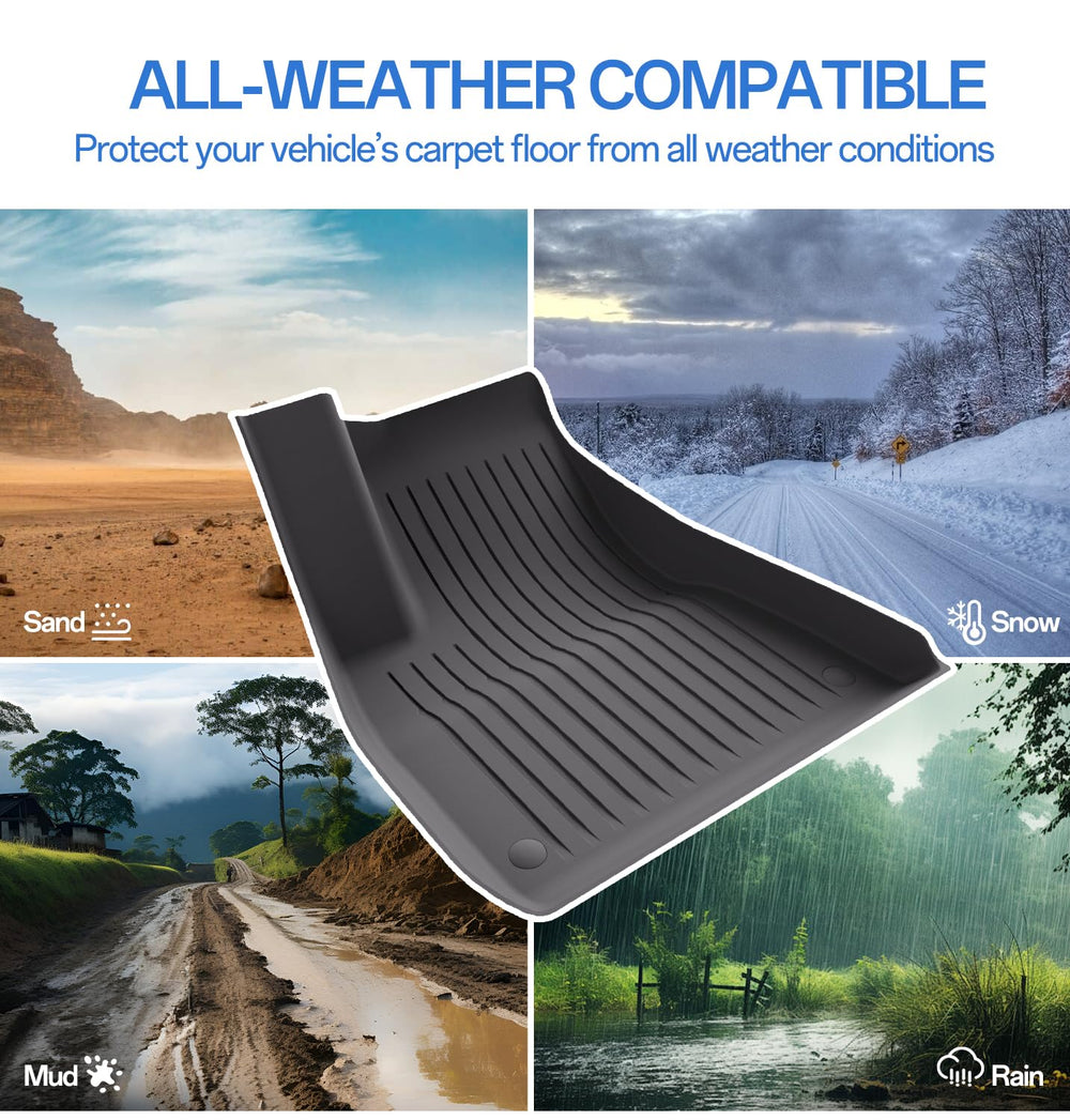 Wekar Model 3 cargo mat showing edge-to-edge spill protection.