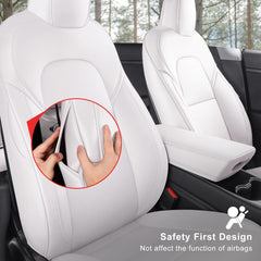 Rear seat covers by Wekar for Tesla Model 3 interior protection and finish.