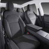 Wekar Tesla Model Y front seat cover, protects and refreshes the interior look
