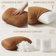 WELBRIT versatile neck pillow adapts for car, gaming, or office seating.